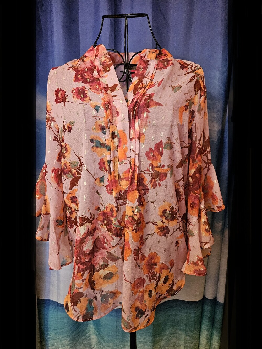 Vince Camuto  Floral Blouse